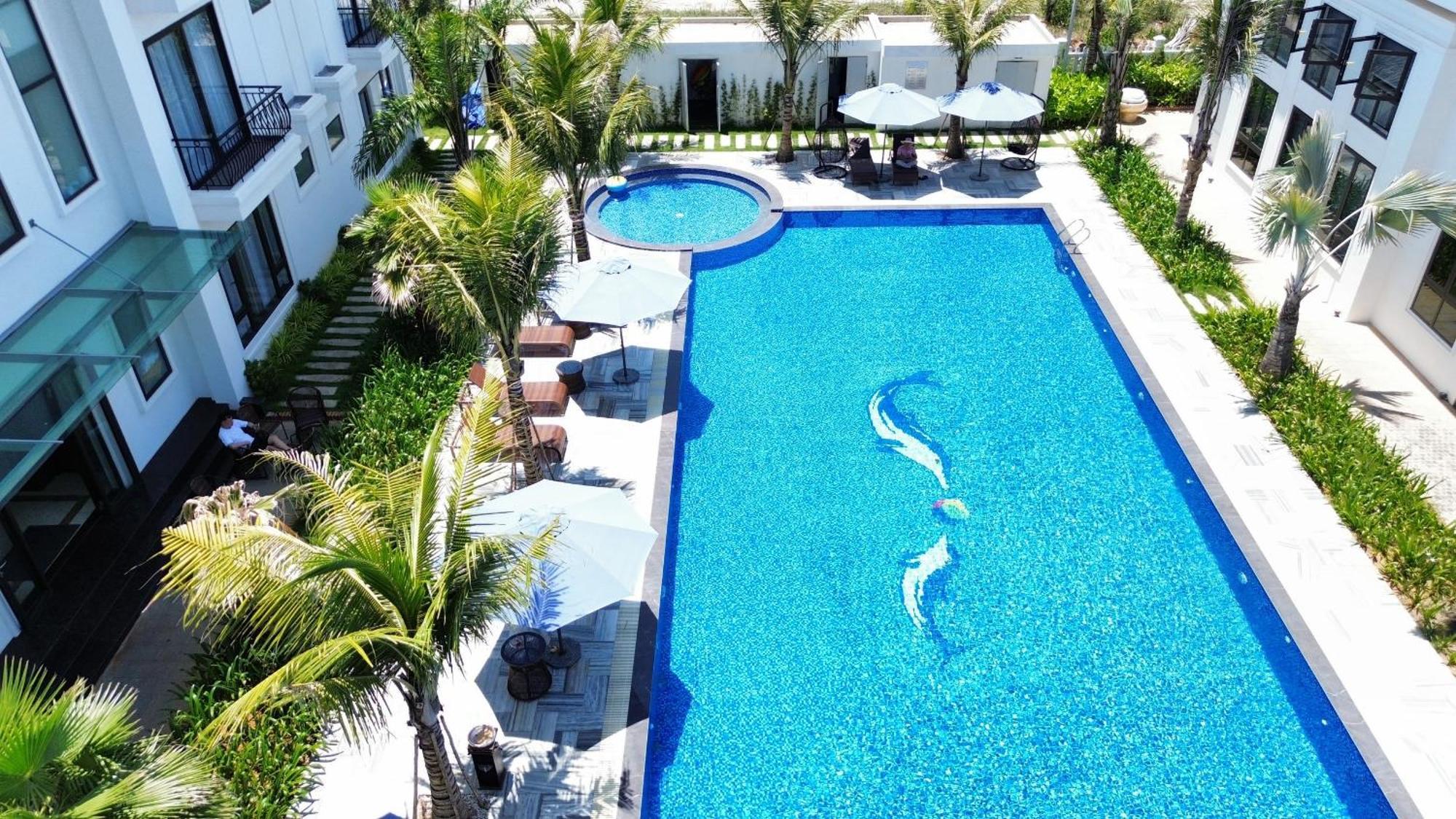Hoang Yen Boutique Hotel Dien Ban Kültér fotó